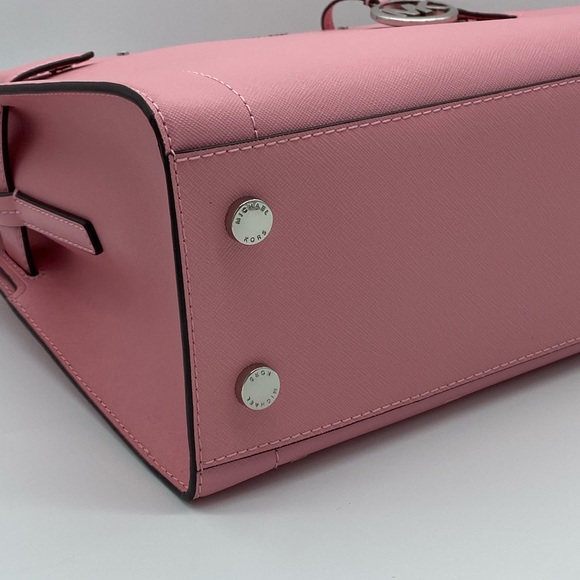 MICHAEL KORS RAYNE MEDIUM EW SATCHEL CARNATION - Picture 11 of 14